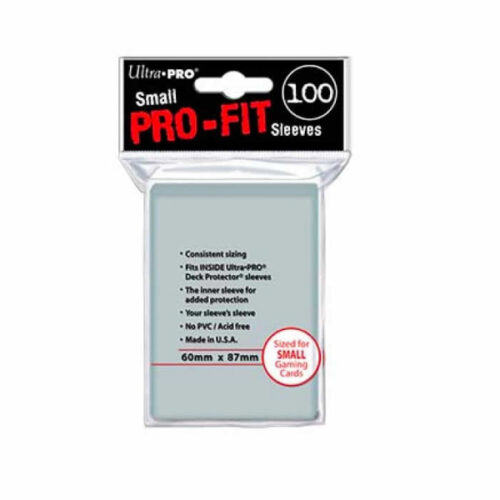 Ultra Pro Pro-Fit Small Sleeves Clear 60x87 (100)