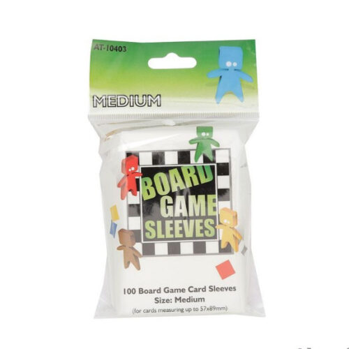 Board Game Sleeves Clear - Medium (57x89mm)