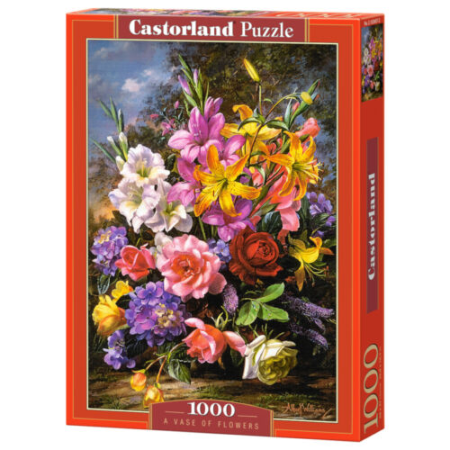 Castorland puzzle flowers με 1000 κομμάτια – βάζο με λουλούδια