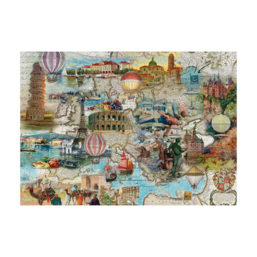Schmidt : “ Hot-Air Ballon Flight Through Europe” – Puzzle 1000 κομμάτια