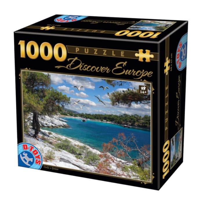 DToys "Discover Europe: Corfu" -  Puzzle 1,000 κομμάτια