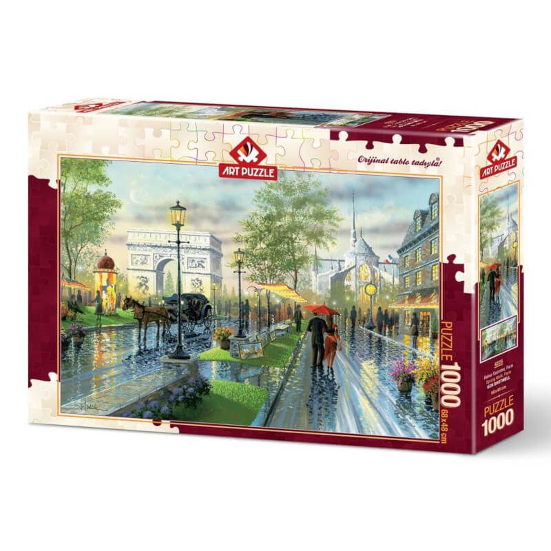 Art Puzzle : “ Spring  Walk in Paris” -  1000 κομμάτια