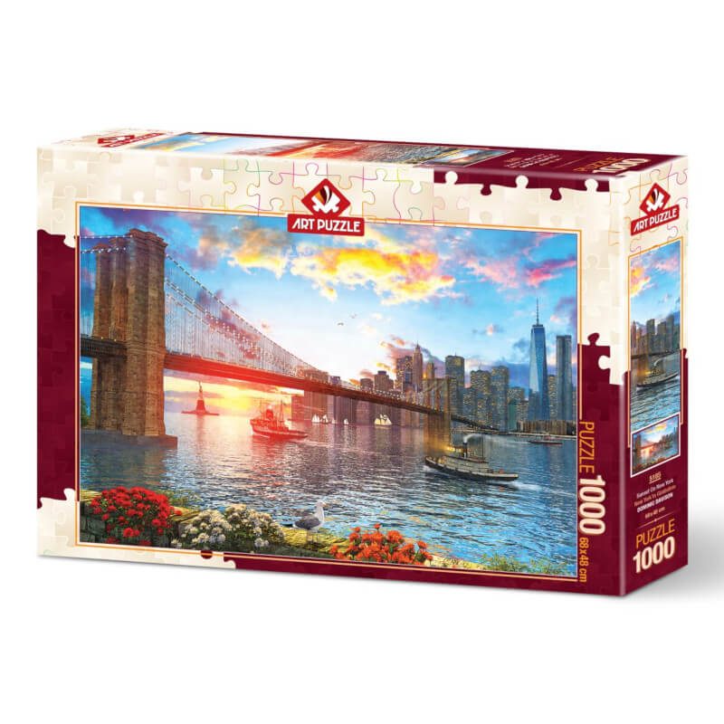 Art Puzzle : “ Sunset in New York” -  1000 κομμάτια