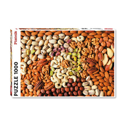 Nut Mix παζλ 1000 κομματιών Piatnik με ποικιλία ξηρών καρπών