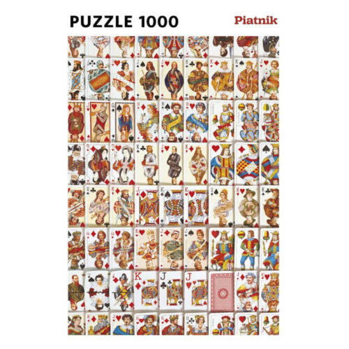 Playing Cards παζλ 1000 κομματιών Piatnik με κλασικά τραπουλόχαρτα