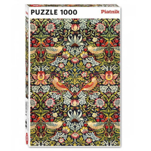 William Morris Strawberry Thief παζλ 1000 κομματιών με περίτεχνο σχέδιο