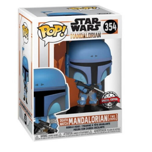 Funko POP! Star Wars Mandalorian - Death Watch Mandalorian (Two Stripes) 10cm  #354