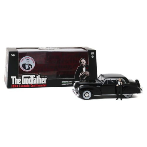 The Godfather Lincoln Continental Black with Don Corleone