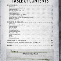 Call of Cthulhu RPG - Dead light