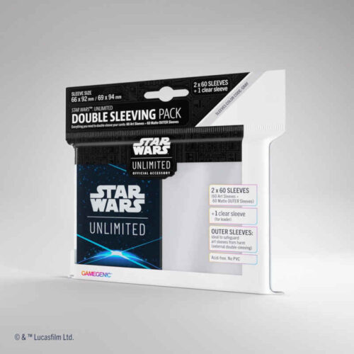 Gamegenic – Star Wars: Unlimited Art Sleeves Double Sleeving Pack – Space Blue
