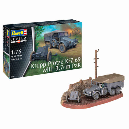 Revell : Krupp Protze KFZ 69 with 3,7cm Pak