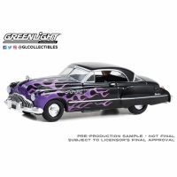 Flames The Series - 1949 Buick Roadmaster Hardtop - Black with Flames 1:64