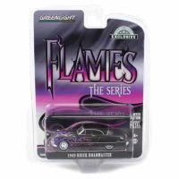 Flames The Series - 1949 Buick Roadmaster Hardtop - Black with Flames 1:64