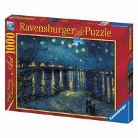 Ravensburger: "Van Gogh - Έναστρη Νύχτα Πάνω από τον Ροδανό" – 1000 κομμάτια