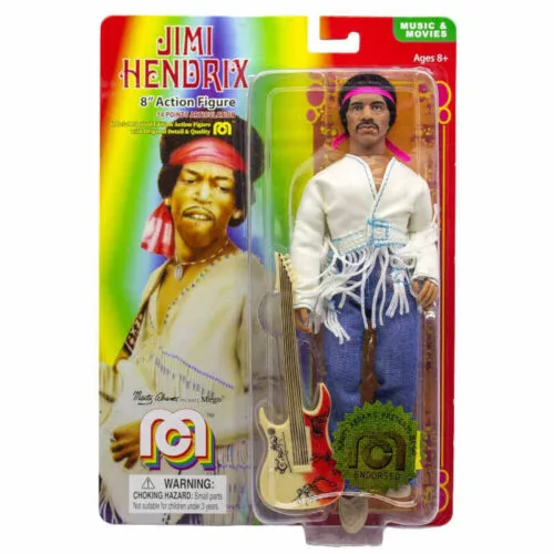 Mego: Jimi Hendrix Φιγούρα - Woodstock with Flocked hair