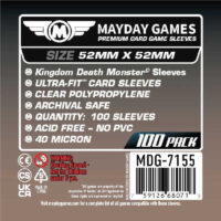 Mayday Card Game Sleeves (52x52mm) -100