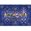 Agemonia board game εξώφυλλο με μαγικά σύμβολα και φανταστικό μοτίβο