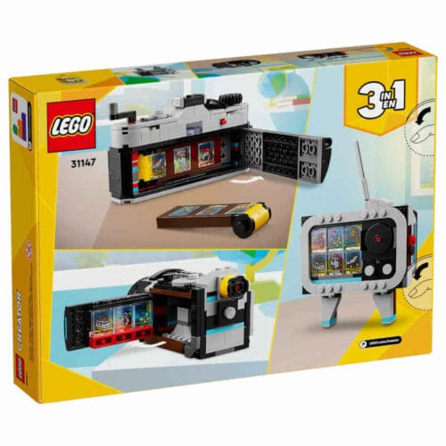 LEGO Creator 31147 – Ρετρό φωτογραφική μηχανή με φιλμ και δυνατότητα 3 σε 1