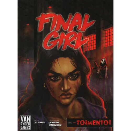 Final Girl: The Marrek Murders – εξώφυλλο expansion επιτραπέζιου τρόμου με Slayer και στοιχειωμένο σπίτι