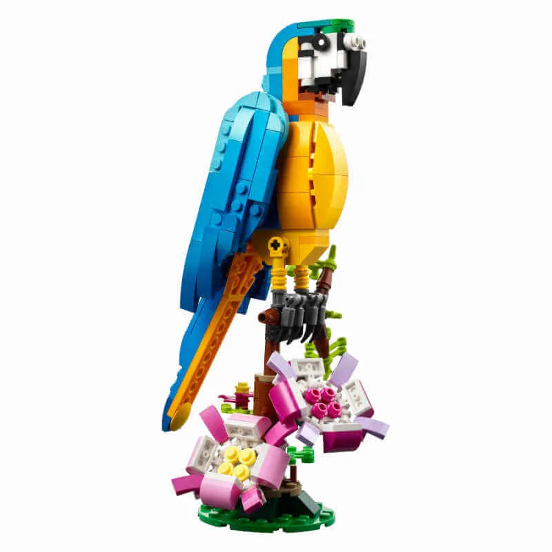 LEGO Creator 31136 Exotic Parrot με 3 μοντέλα: παπαγάλο, βάτραχο και ψάρι