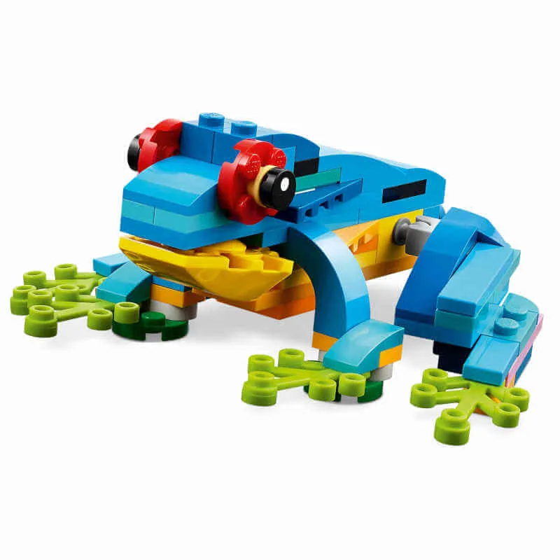 LEGO Creator 31136 Exotic Parrot με 3 μοντέλα: παπαγάλο, βάτραχο και ψάρι