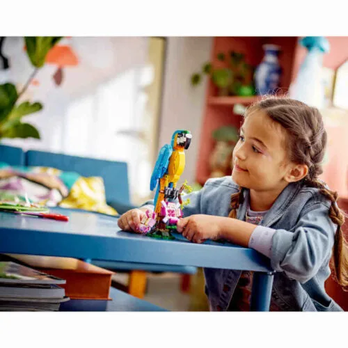 LEGO Creator 31136 Exotic Parrot με 3 μοντέλα: παπαγάλο, βάτραχο και ψάρι