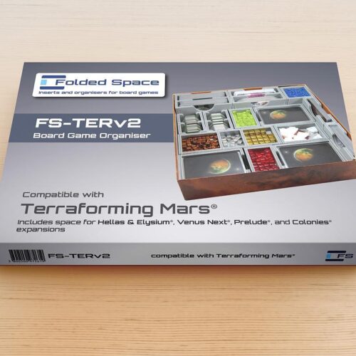 FS-TERV2 insert για Terraforming Mars με trays για κάρτες, πόρους και tiles