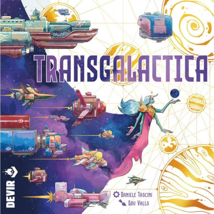 Transgalactica board game box cover - επιτραπέζιο στρατηγικής επιστημονικής φαντασίας
