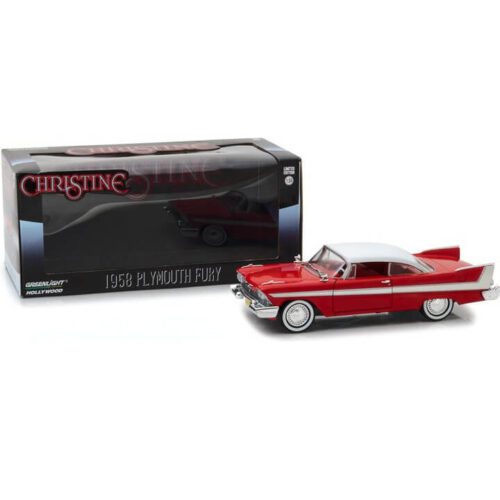 Christine 1958 Plymouth Fury model Greenlight diecast 1:24 κόκκινο