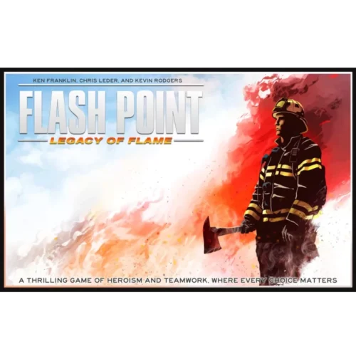 Flash Point: Legacy of Flame επιτραπέζιο παιχνίδι συνεργασίας με καμπάνια και δράση
