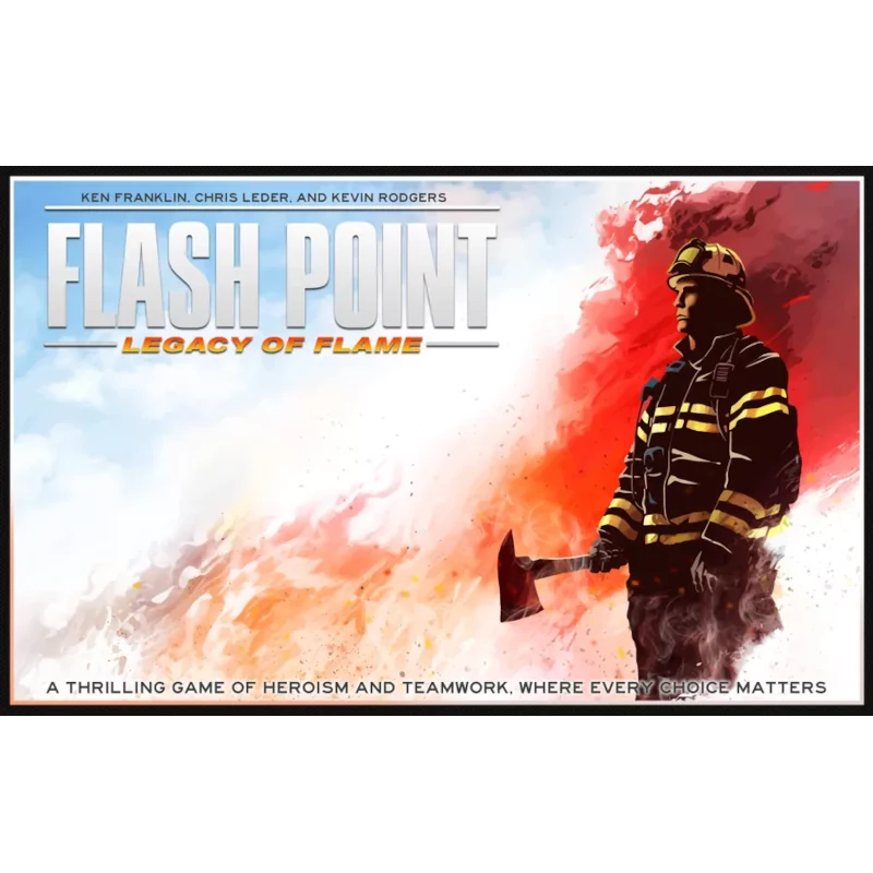 Flash Point: Legacy of Flame επιτραπέζιο παιχνίδι συνεργασίας με καμπάνια και δράση
