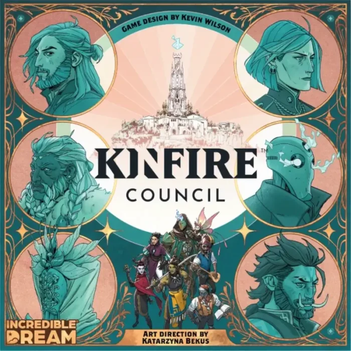 Kinfire Council επιτραπέζιο πολιτικής και στρατηγικής με φανταστικό θέμα