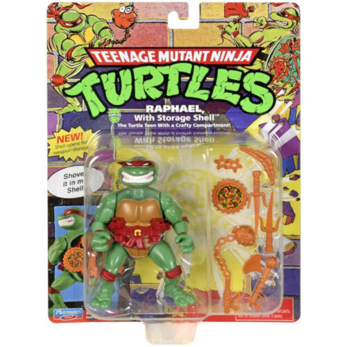 Raphael TMNT φιγούρα με storage shell και όπλα