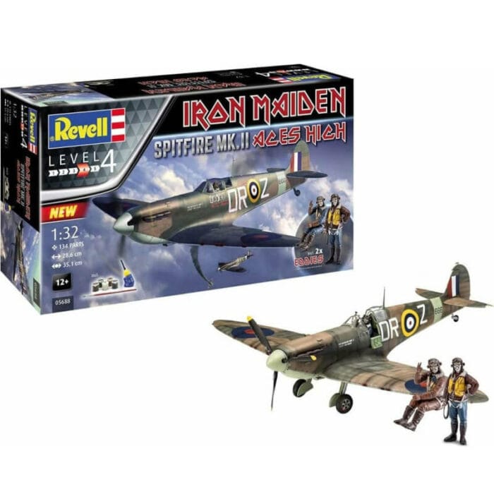 Spitfire Iron Maiden model kit 1:32 με φιγούρες Eddie από τη Revell Aces High