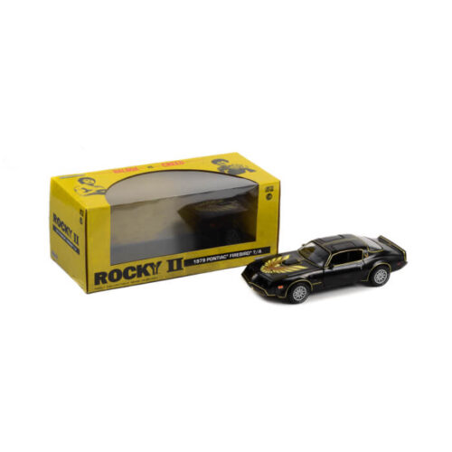 Rocky 1979 Pontiac Firebird model 1:24 μαύρο με χρυσό φτερό από τη Greenlight