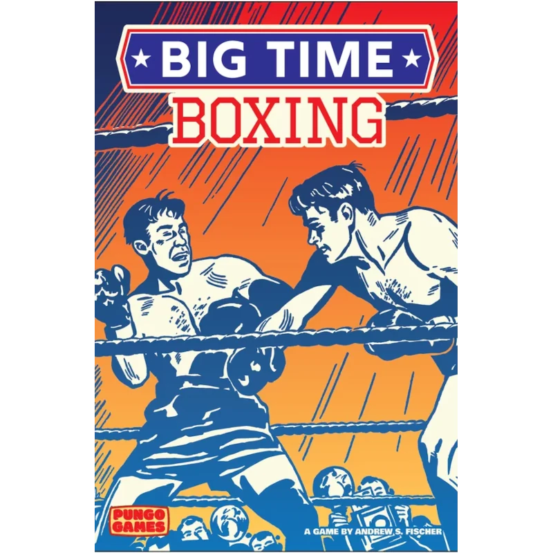 Big Time Boxing επιτραπέζιο παιχνίδι μποξ με ρετρό αισθητική και δύο παίκτες στο ρινγκ