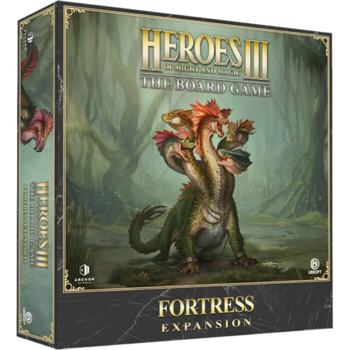 Heroes of Might and Magic III Fortress Expansion εξώφυλλο επιτραπέζιου με παράταξη Fortress