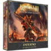 Heroes of Might and Magic III Inferno Expansion εξώφυλλο επιτραπέζιου με Lucifer και κόλαση