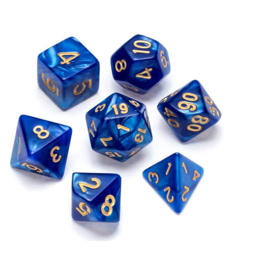 Pearl Polyhedral Dice Set (7)