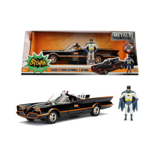 Batman 1966 Classic Batmobile με φιγούρα Batman 1:24