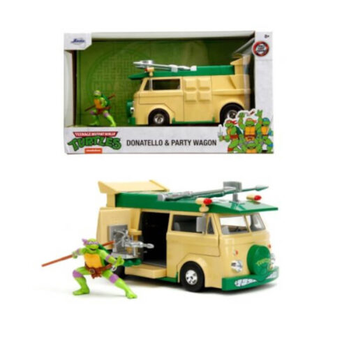 Jada Toys : Χελωνονιντζάκια Party Wagon 1:24 με φιγούρα Donatello
