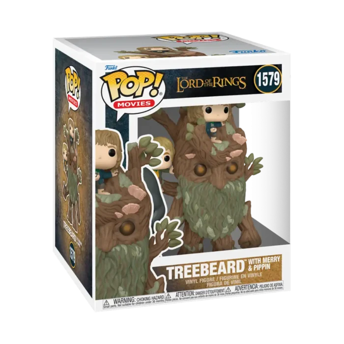 POP Super: Lord Of The Rings - Treebeard with Merry & Pippin