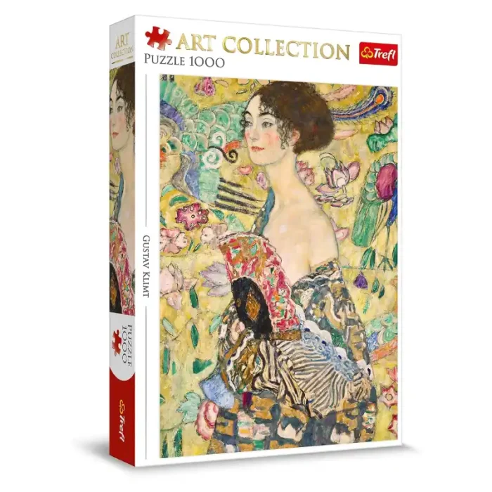 Trefl Puzzle : Gustav Klimt Lady With Fan – 1000 κομμάτια