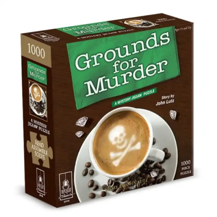 Grounds for Murder Mystery Jigsaw Puzzle (1000)
