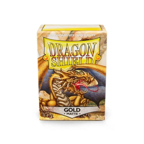 Dragon Shield Matte Gold Standard Size (100)