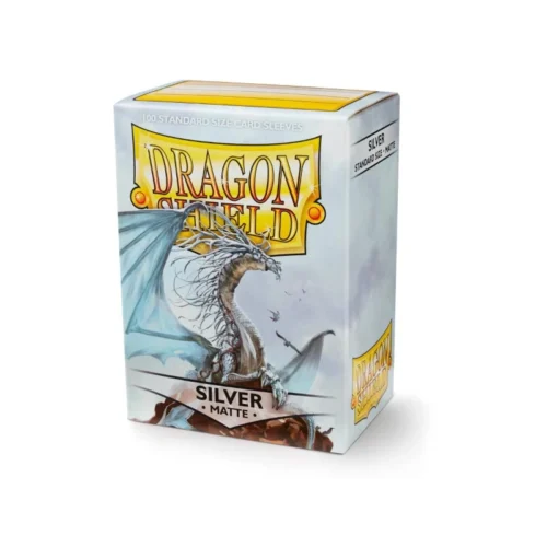 Dragon Shield Matte Silver Standard Size (100)