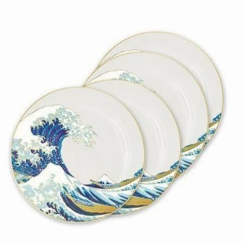 Limited Edition Σετ 4 Πιάτων Great Wave off Kanagawa