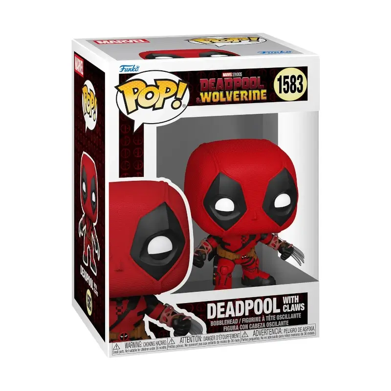 Pop! Φιγούρα Marvel: Deadpool & Wolverine - Deadpool with Claws #1583 (Bobble-Head)