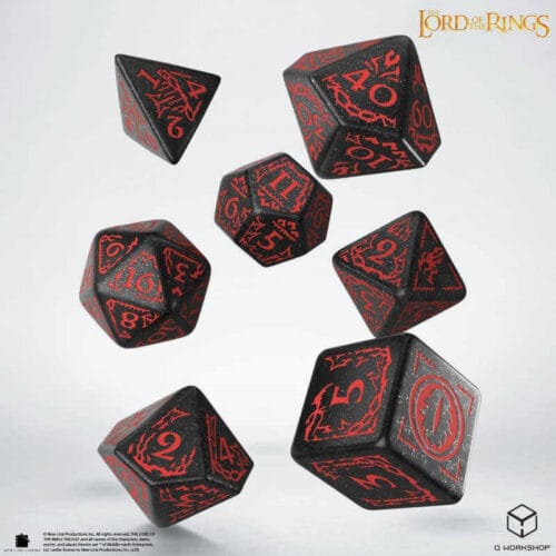 The Lord of the Rings Dice Set: Mordor