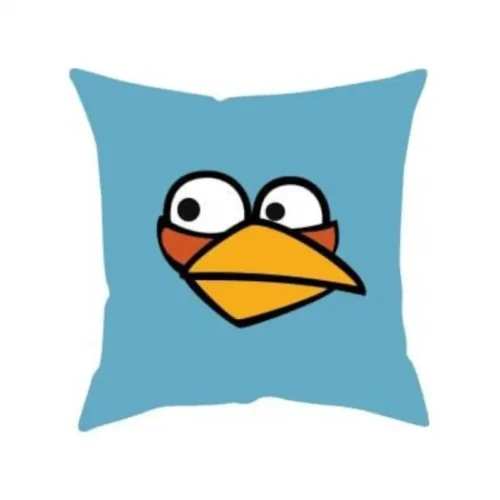 Angry Birds Μπλε Διακοσμητικό Μαξιλάρι 40×40 cm